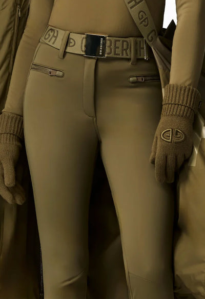 Goldbergh Paris Dark Olive Skinny Stirrup Ski Pant