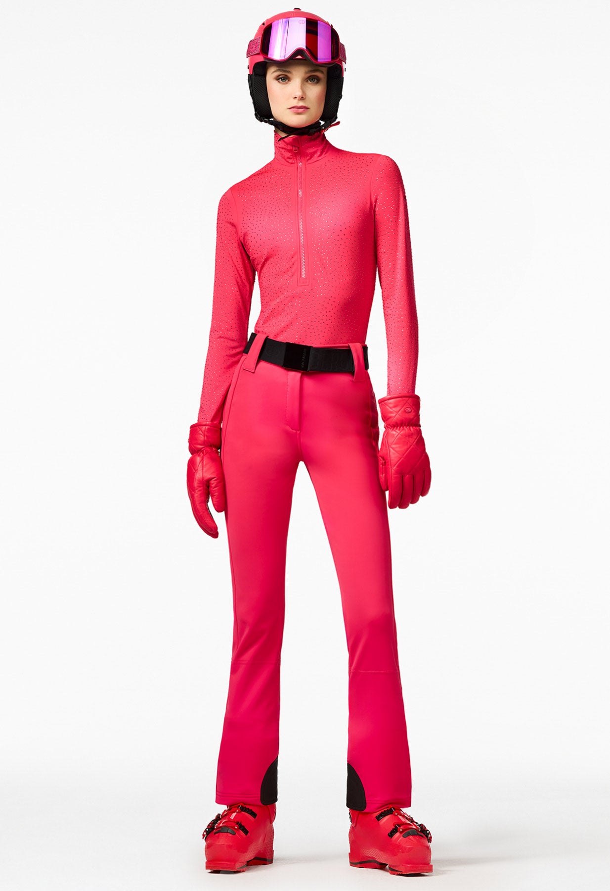 Goldbergh Pippa Italian Rose Straight Stretch Ski Pant Longer Length