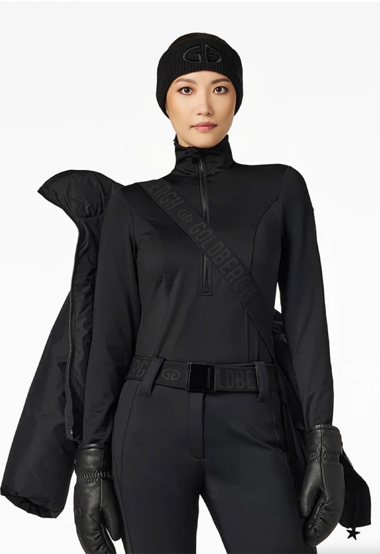 Goldbergh Porter Downfilled Ski Jacket in Black