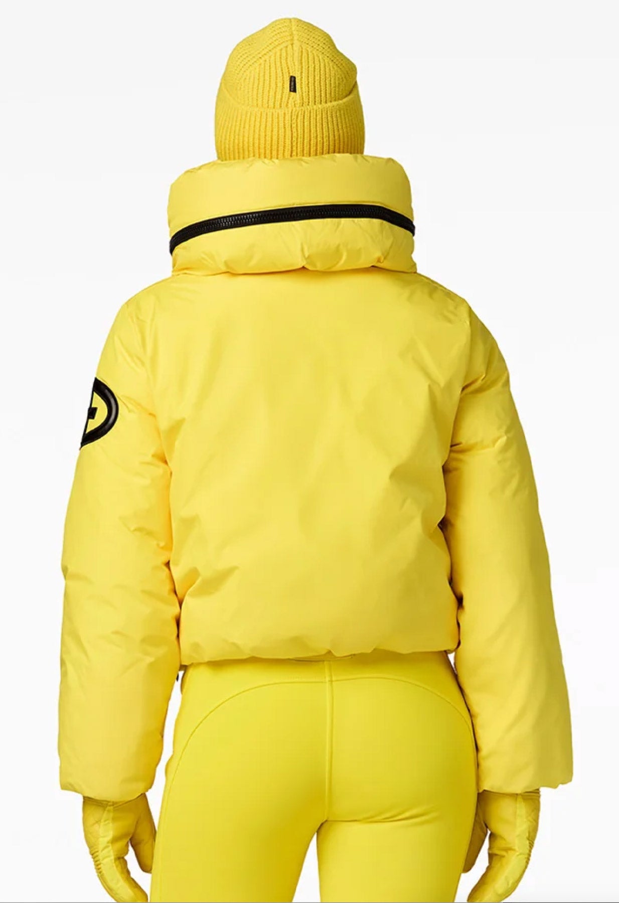 Goldbergh Porter Downfilled Ski Jacket in Limone Yellow