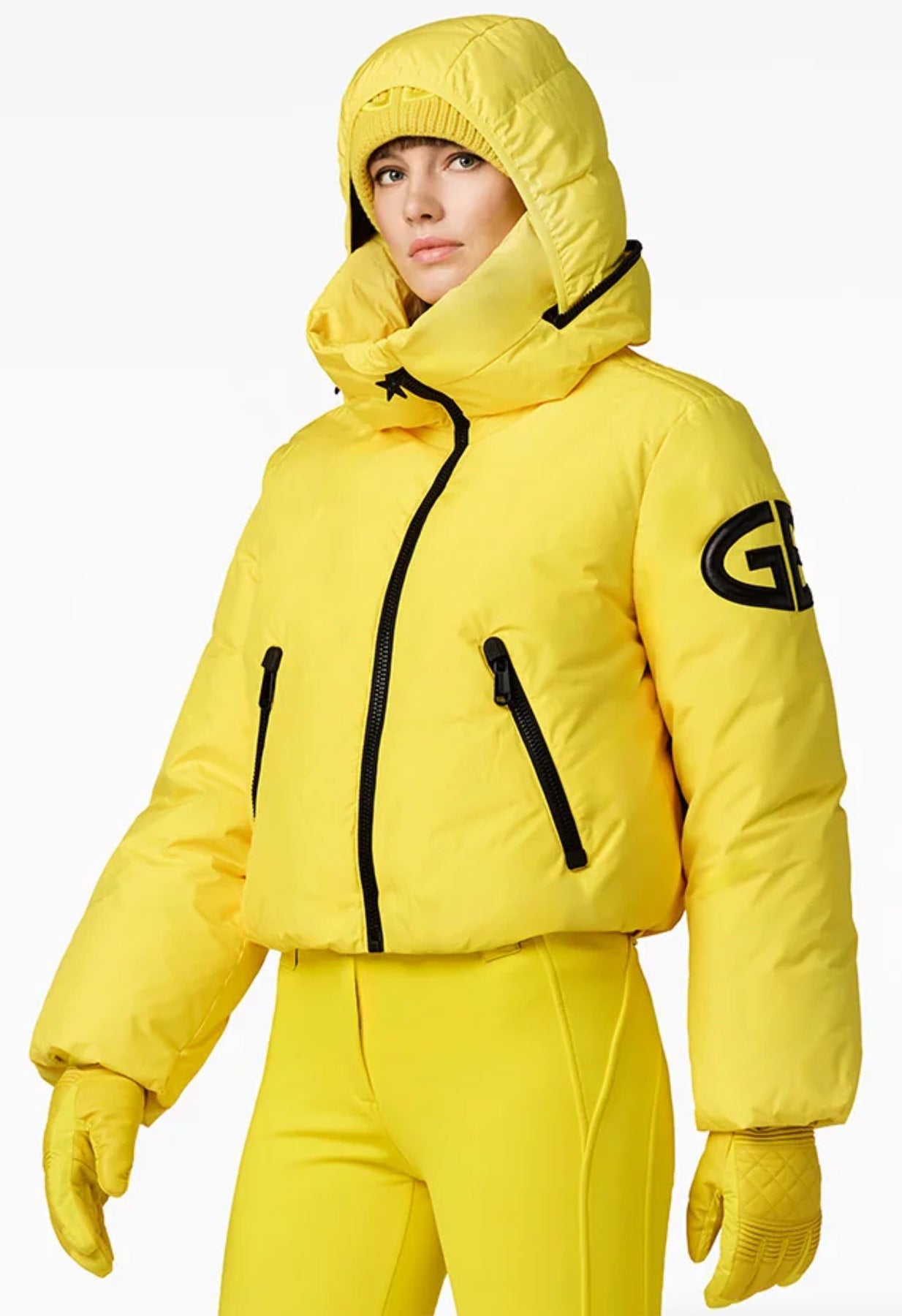 Goldbergh Porter Downfilled Ski Jacket in Limone Yellow