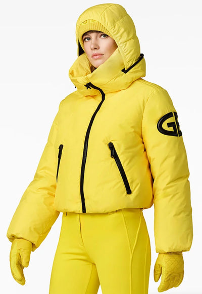 Goldbergh Porter Downfilled Ski Jacket in Limone Yellow