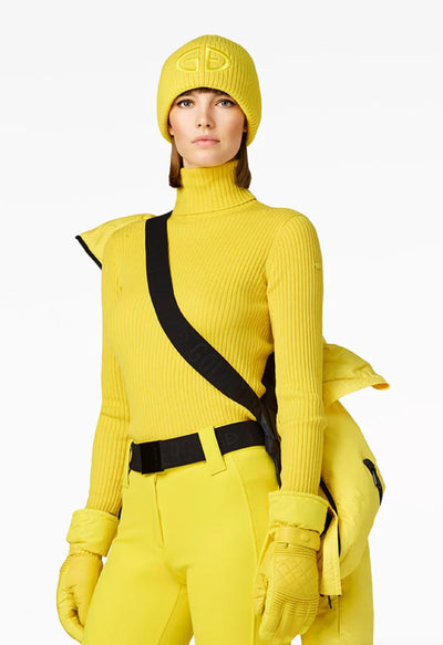 Goldbergh Porter Downfilled Ski Jacket in Limone Yellow