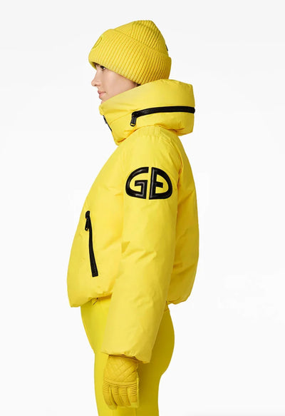 Goldbergh Porter Downfilled Ski Jacket in Limone Yellow
