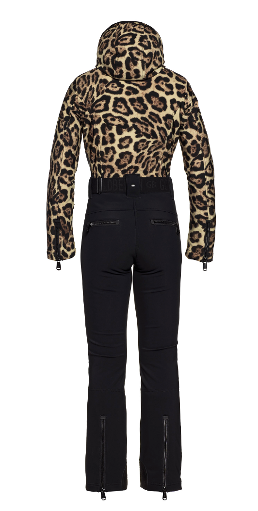 Goldbergh Lynx Jumpsuit in Jaguar Print with Hood