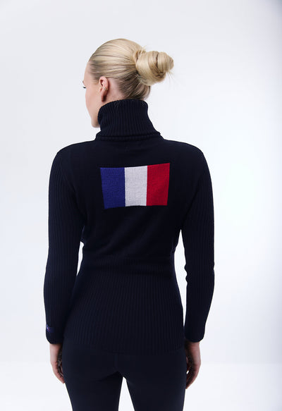 Linla Val D'Isere Black Knitted Jumper