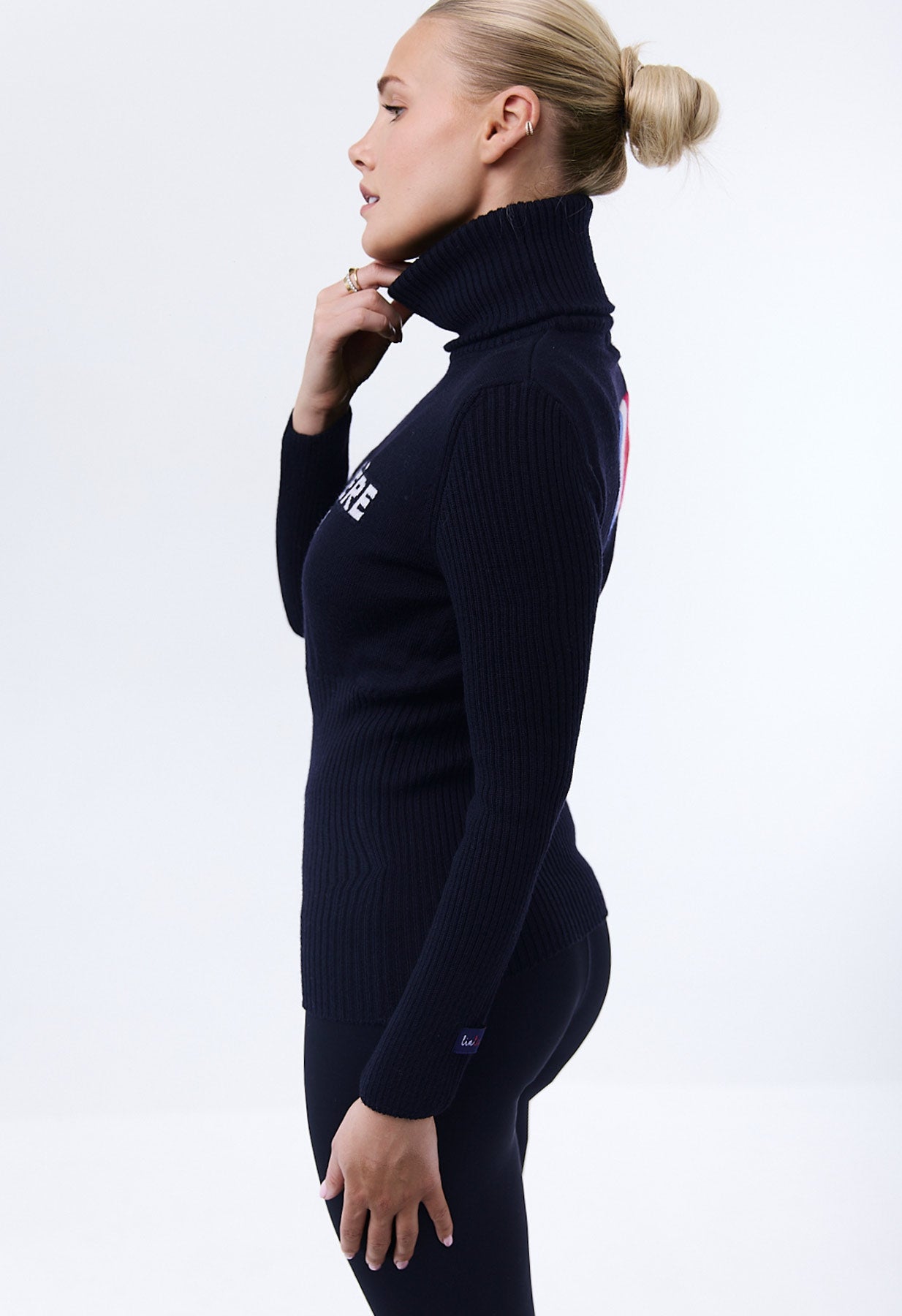 Linla Val D'Isere Black Knitted Jumper