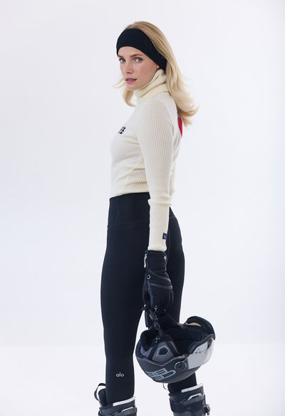 Linla Val D'Isere White Knitted Jumper