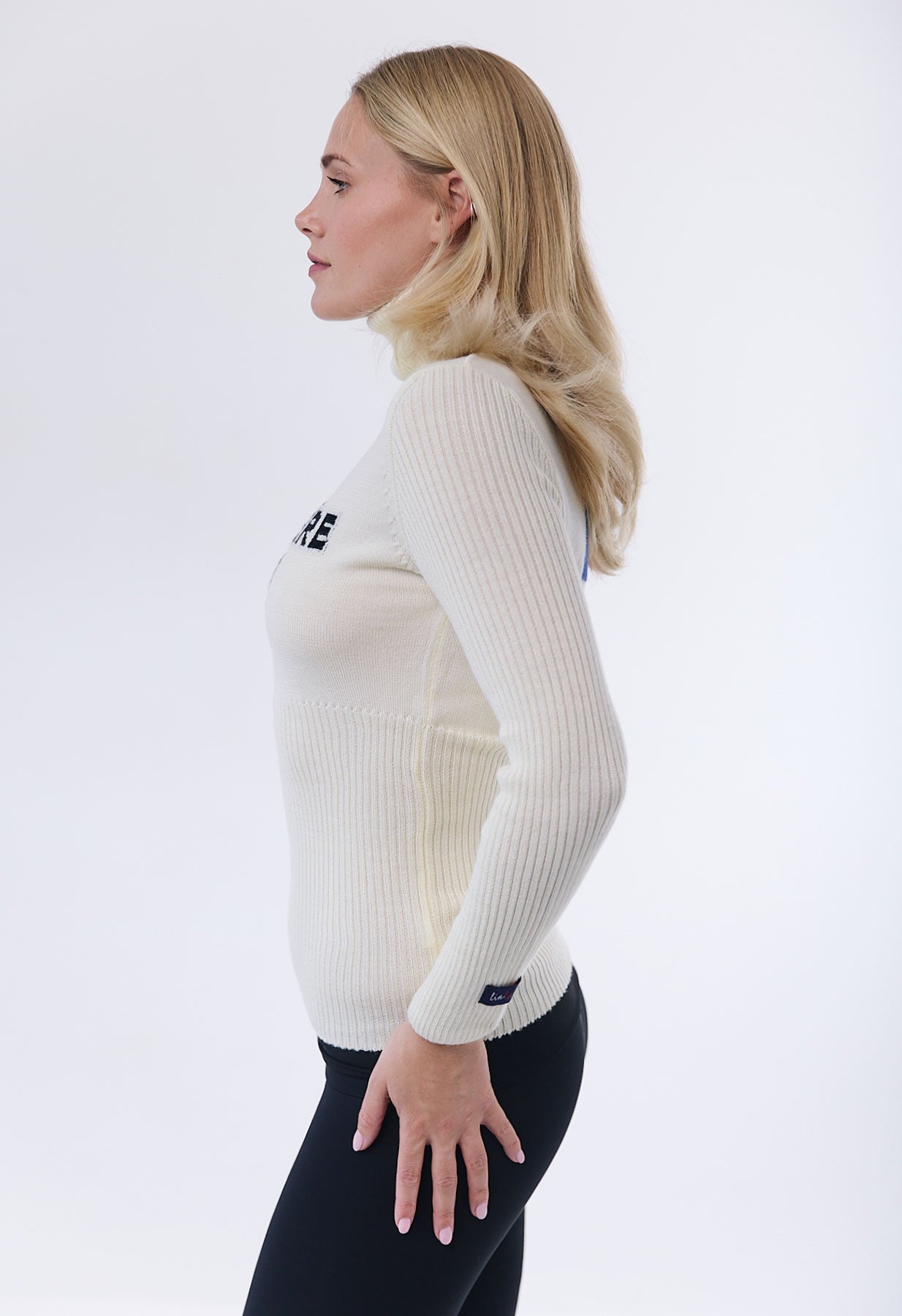 Linla Val D'Isere White Knitted Jumper