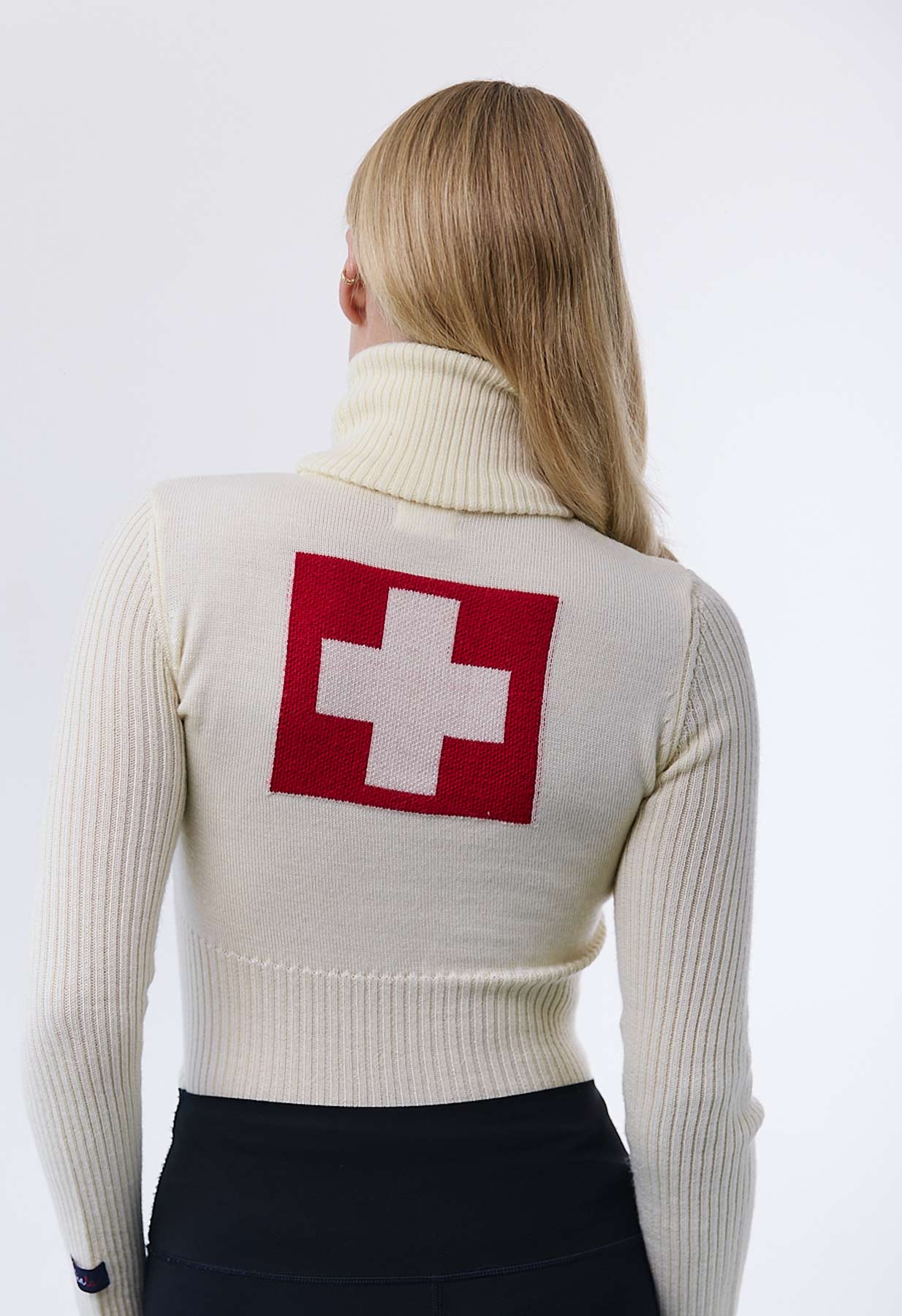 Linla Verbier White Knitted Jumper