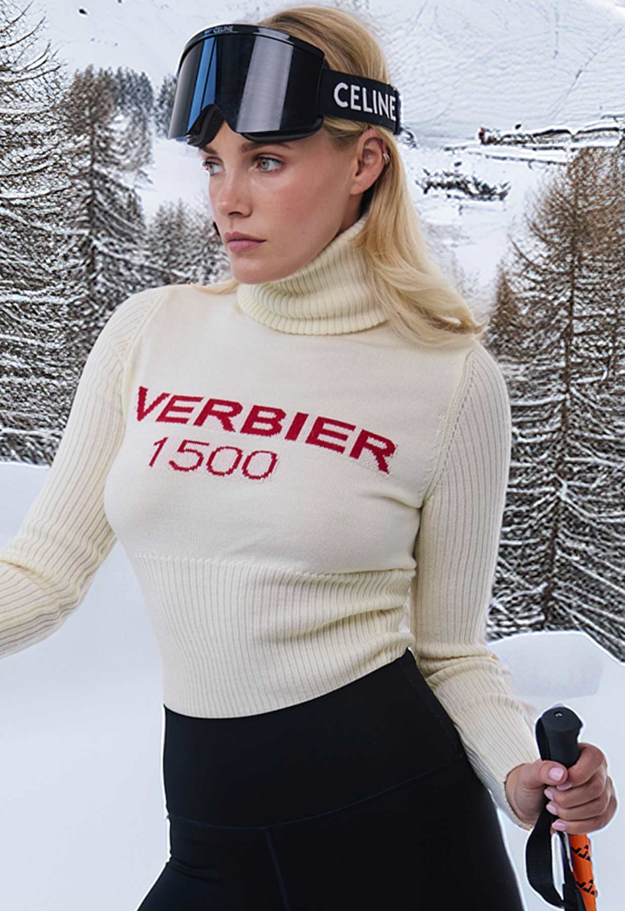 Linla Verbier White Knitted Jumper