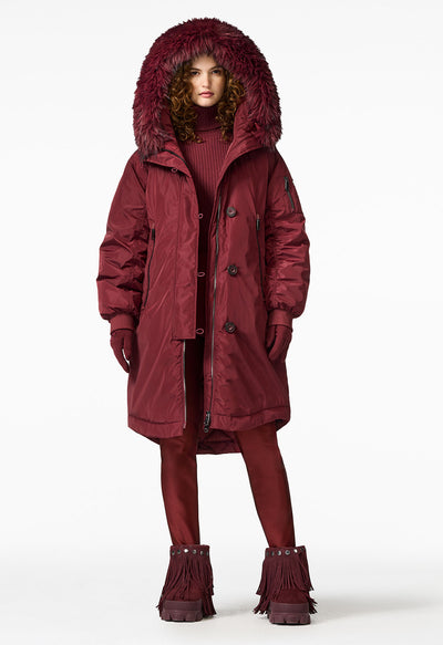 Goldbergh Vergera Snow Boot Low in Vino Rosso