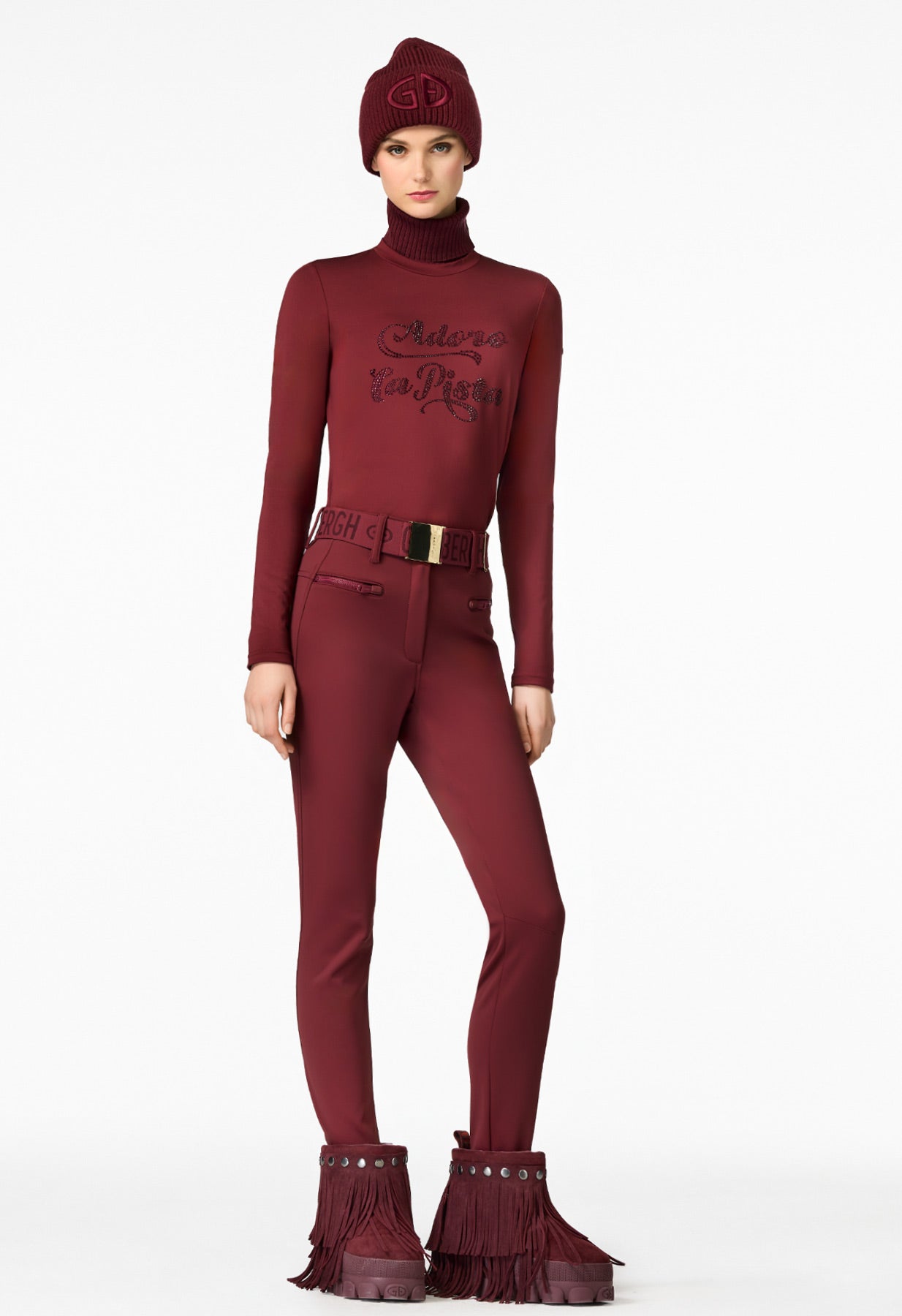 Goldbergh Vergera Snow Boot Low in Vino Rosso