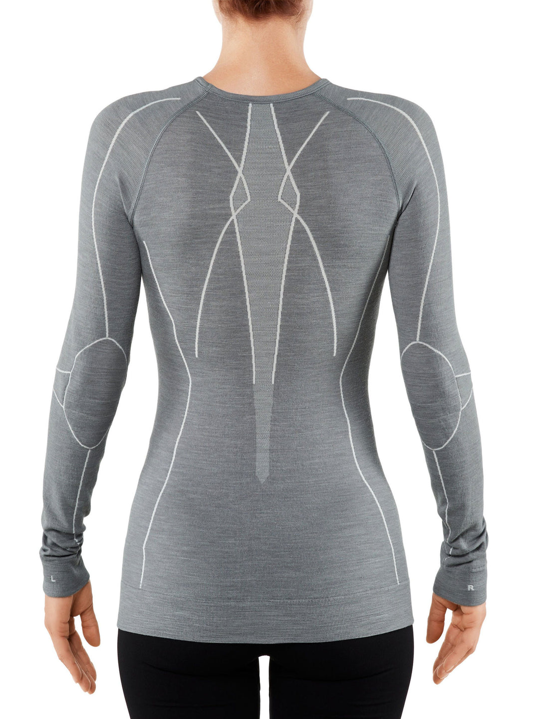 Falke Grey Ski Wool Base Layer Winternational