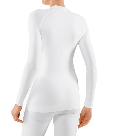 Falke Long Sleeved Tight Fit Ski Base Layer in White