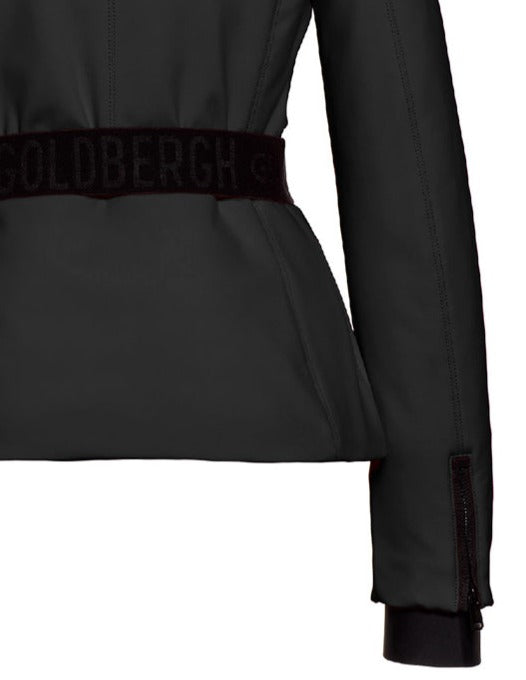 Goldbergh Hida Ski Jacket in Black with Hood