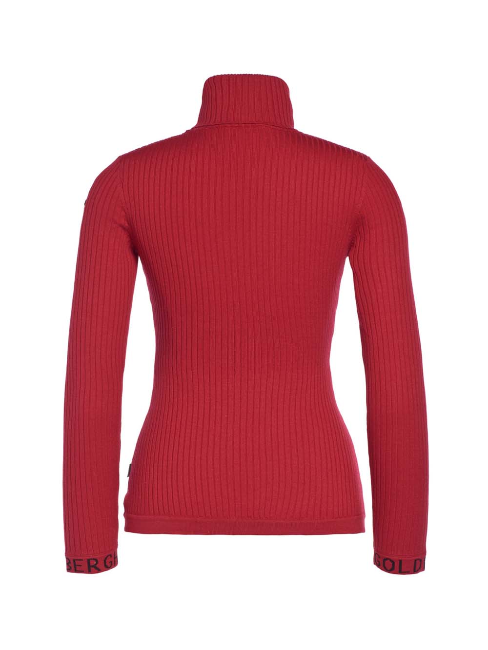 Goldbergh Mira Red Rib Knit jumper back 