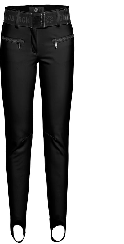 Goldbergh Paris Long Black Skinny Stirrup Ski Pant