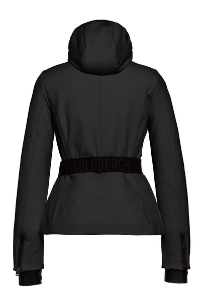 Goldbergh Hida Ski Jacket in Black with Hood