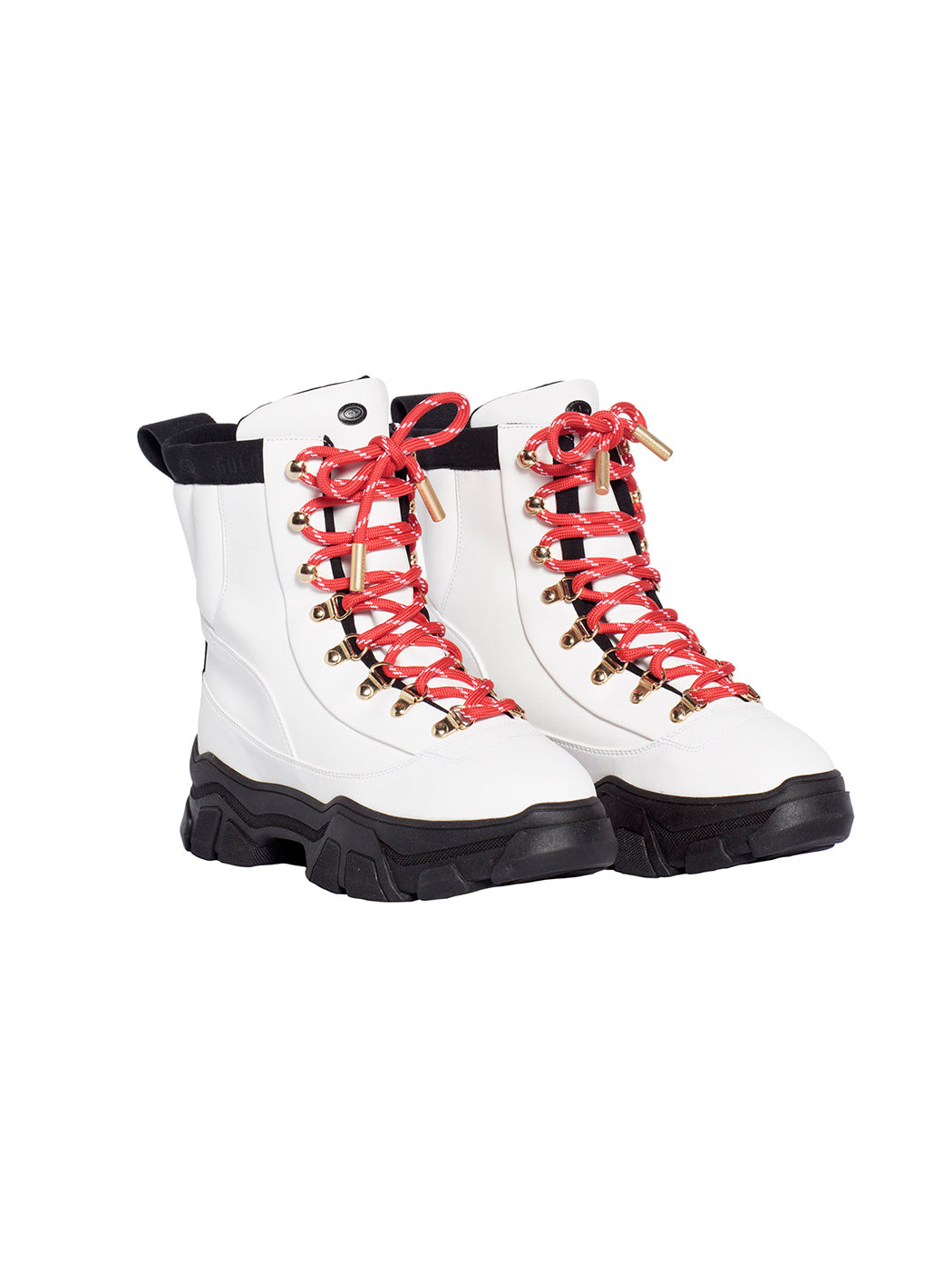 Goldbergh Hike Lace Up Boots in White