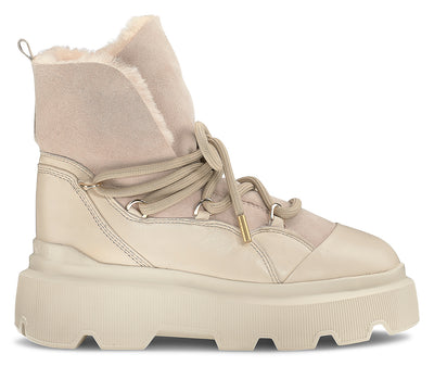 Inuikii Endurance Trekking Sneaker Boot in Cream