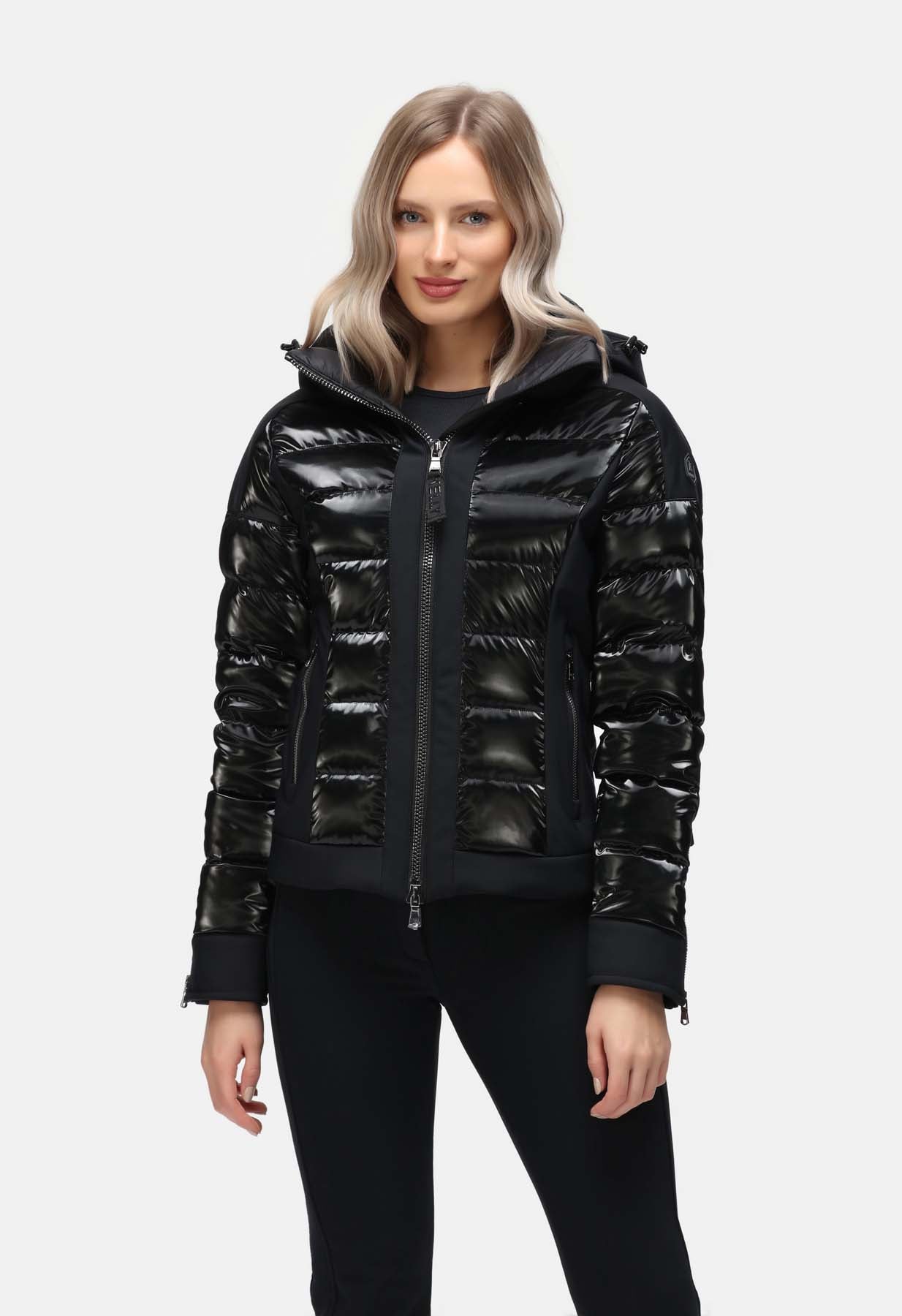 Kelly by Sissy Paris Softshell Ski Jacket in Black