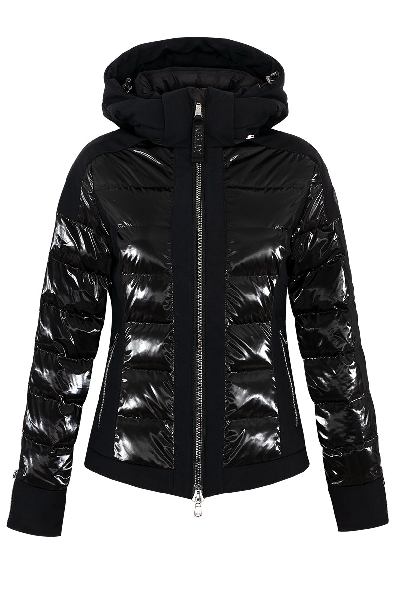 Kelly by Sissy Paris Softshell Ski Jacket in Black