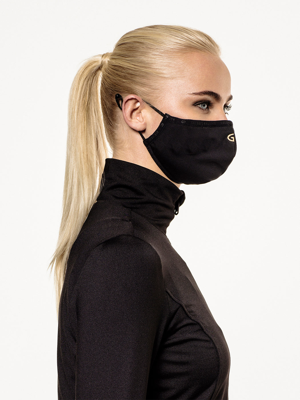 Goldbergh Loes Face Mask in Black
