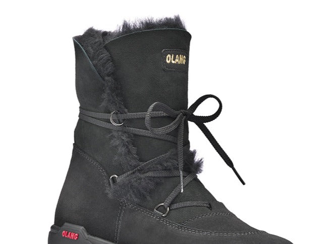 OLANG Maka Black Snow Boots