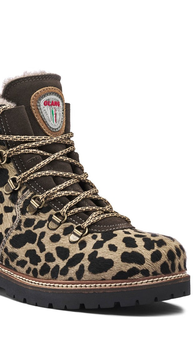 Leopard Montelliana Hiking Boots Montelliana Leopard Print Hiking