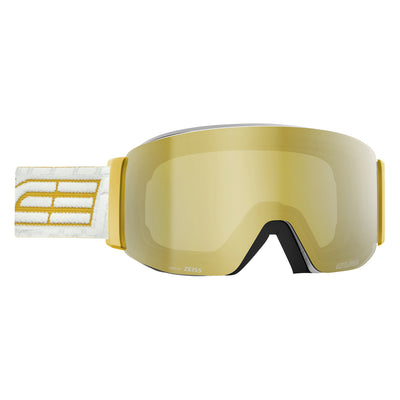 Salice Element White and Gold Ski Goggles