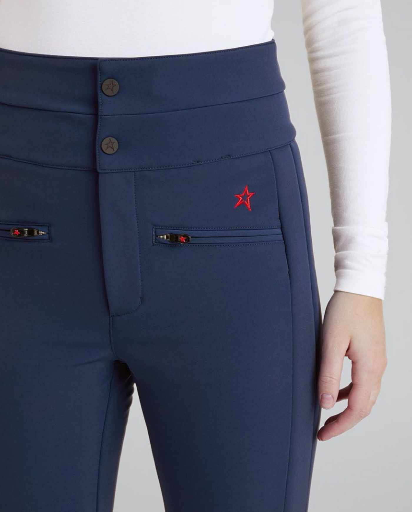 Perfect Moment Aurora High Waist Flare Ski Pant in Navy