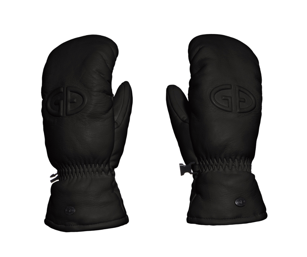 Goldbergh Hilja Black Leather Mitten