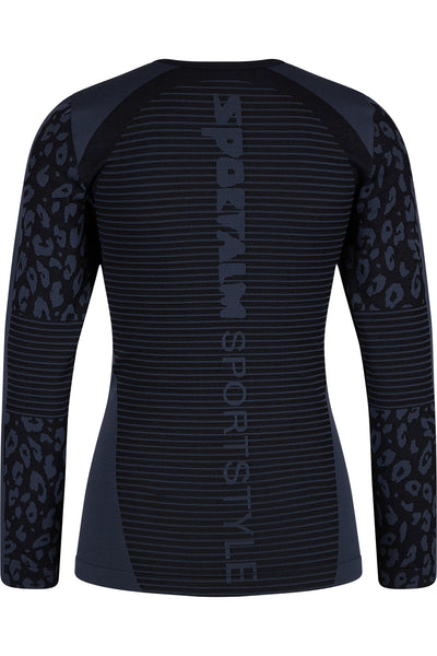 Sportalm Ski Base Layer in Black with Logo 9822503856