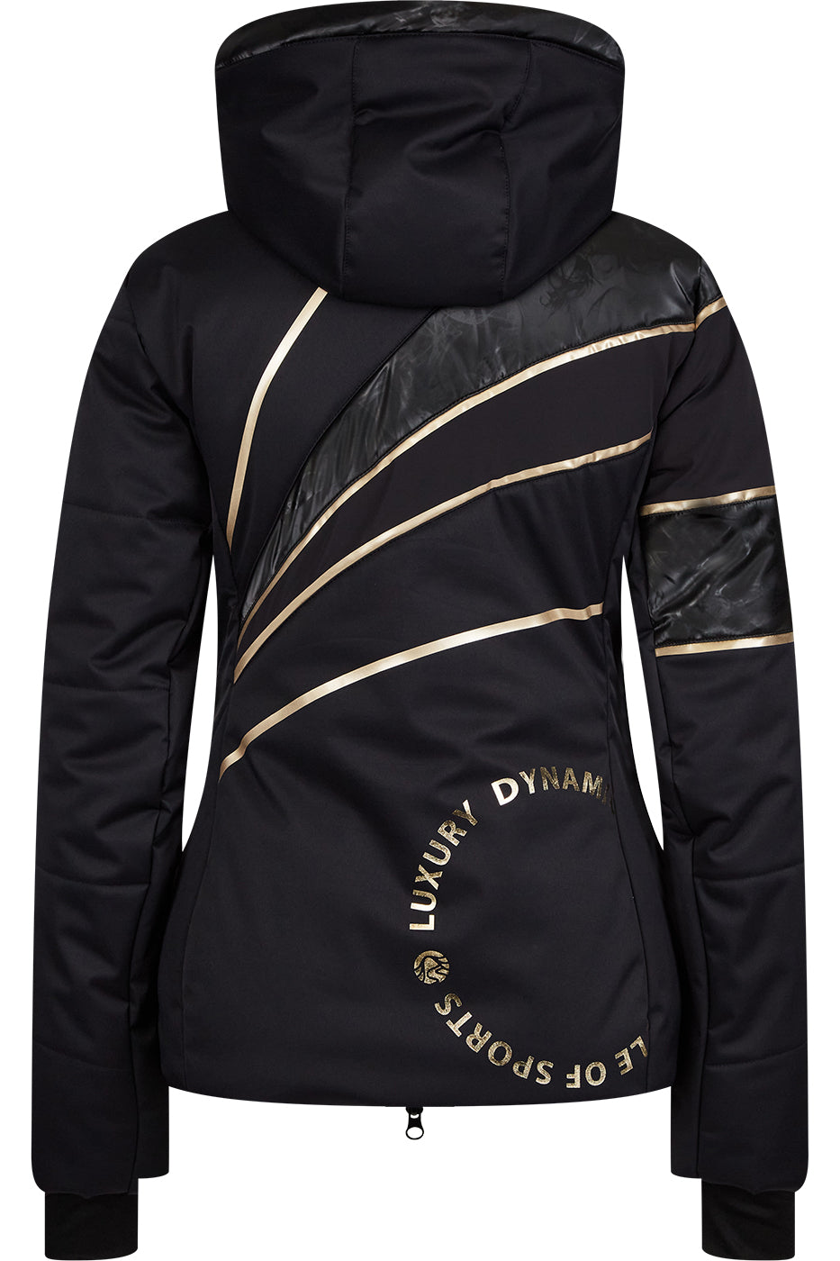 Sportalm Black and Gold Ski Jacket 9820510147