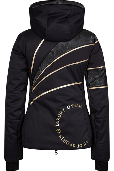 Sportalm Black and Gold Ski Jacket 9820510147