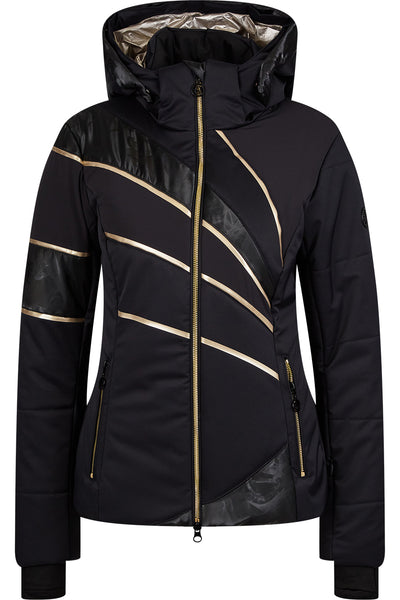 Sportalm Black and Gold Ski Jacket 9820510147