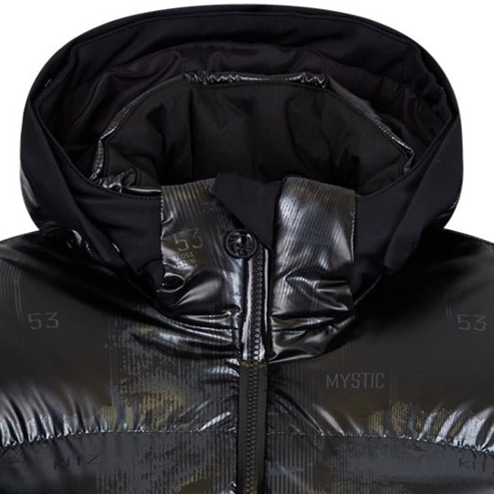 Peak performance moment down top high gloss jacket black