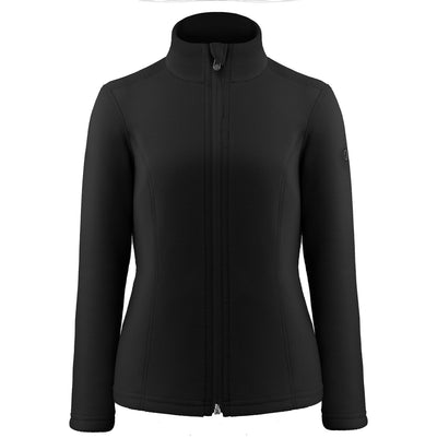 Poivre Blanc Micro Fleece Jacket in Black