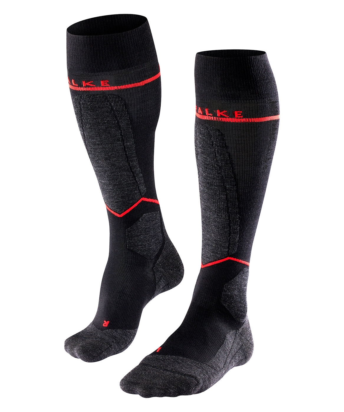 Falke SK2 Ladies Energizing Ski Socks in Black