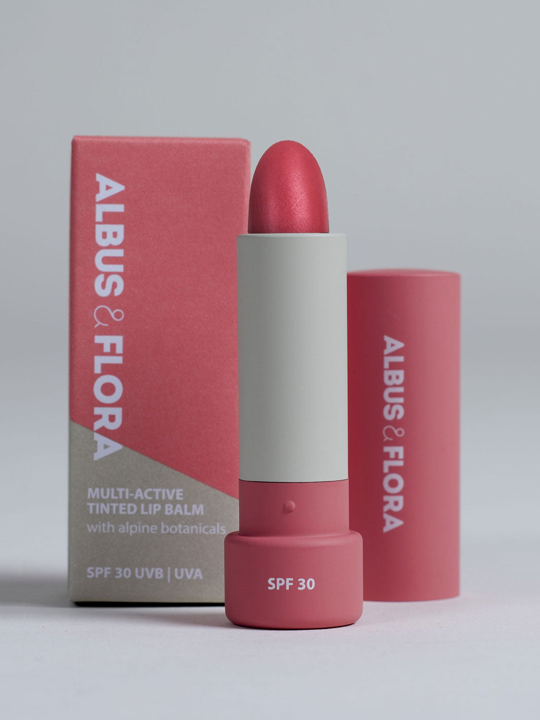 Albus & Flora Sheer Lip Balm in Nude Flora from Winternational